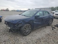 Salvage cars for sale at Wayland, MI auction: 2015 Acura TLX Tech