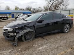 Salvage cars for sale at Wichita, KS auction: 2017 Honda Civic LX