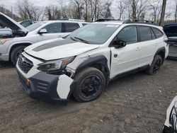 Salvage cars for sale at Marlboro, NY auction: 2022 Subaru Outback Wilderness