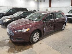 Salvage cars for sale from Copart Milwaukee, WI: 2013 Ford Fusion S