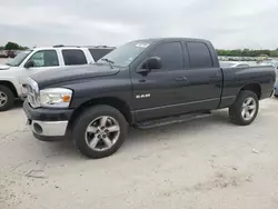 Salvage cars for sale at San Antonio, TX auction: 2008 Dodge RAM 1500 ST