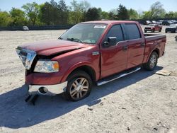 Salvage trucks for sale at Madisonville, TN auction: 2008 Ford F150 Supercrew