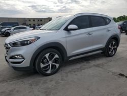Salvage cars for sale from Copart Wilmer, TX: 2017 Hyundai Tucson Limited