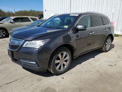 Acura MDX Advance salvage cars for sale: 2014 Acura MDX Advance