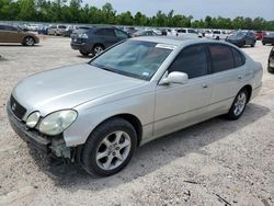 Salvage cars for sale at Houston, TX auction: 2004 Lexus GS 300