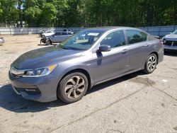 Salvage cars for sale at Austell, GA auction: 2017 Honda Accord EX