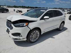 Salvage cars for sale at Arcadia, FL auction: 2022 Ford Edge Titanium