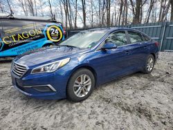 Salvage cars for sale at Candia, NH auction: 2017 Hyundai Sonata SE