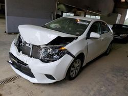 Toyota Corolla salvage cars for sale: 2016 Toyota Corolla L