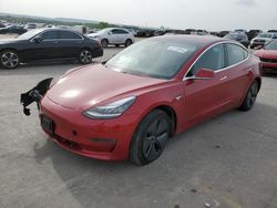 Tesla Vehiculos salvage en venta: 2018 Tesla Model 3