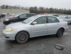 Salvage cars for sale at Exeter, RI auction: 2007 Toyota Corolla CE