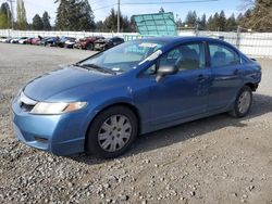 Honda Civic VP salvage cars for sale: 2009 Honda Civic VP