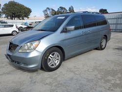 Salvage cars for sale at Hayward, CA auction: 2005 Honda Odyssey EXL