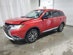 Salvage cars for sale from Copart Albany, NY: 2017 Mitsubishi Outlander ES
