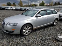 Audi A6 salvage cars for sale: 2006 Audi A6 Avant Quattro