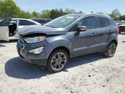 Salvage cars for sale at Madisonville, TN auction: 2018 Ford Ecosport Titanium