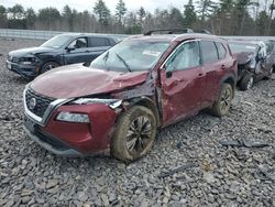 Salvage cars for sale at Windham, ME auction: 2021 Nissan Rogue SV