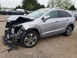 Salvage cars for sale at Finksburg, MD auction: 2018 Acura RDX Advance