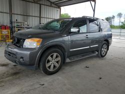 Salvage cars for sale from Copart Cartersville, GA: 2011 Nissan Armada Platinum