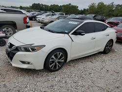 Salvage cars for sale from Copart Houston, TX: 2017 Nissan Maxima 3.5S