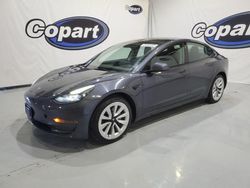 Salvage cars for sale from Copart San Diego, CA: 2022 Tesla Model 3