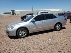 Honda Accord ex salvage cars for sale: 2007 Honda Accord EX