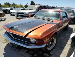 Salvage cars for sale at Martinez, CA auction: 1970 Ford Mustang