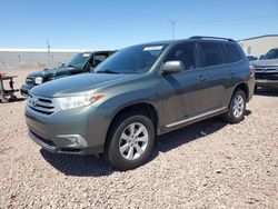 Salvage cars for sale from Copart Phoenix, AZ: 2013 Toyota Highlander Base