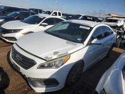 Salvage cars for sale at Amarillo, TX auction: 2015 Hyundai Sonata Sport