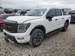 Salvage cars for sale from Copart Haslet, TX: 2021 Nissan Titan SV