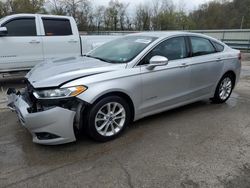 Salvage cars for sale at Ellwood City, PA auction: 2014 Ford Fusion SE Hybrid