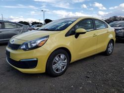 Salvage cars for sale at East Granby, CT auction: 2016 KIA Rio LX