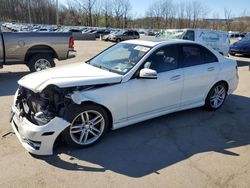 Salvage cars for sale at Marlboro, NY auction: 2012 Mercedes-Benz C 300 4matic