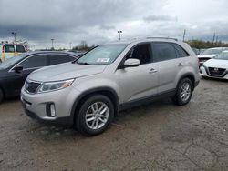 Salvage cars for sale at Indianapolis, IN auction: 2014 KIA Sorento LX