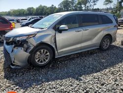 Salvage cars for sale from Copart Byron, GA: 2021 Toyota Sienna LE