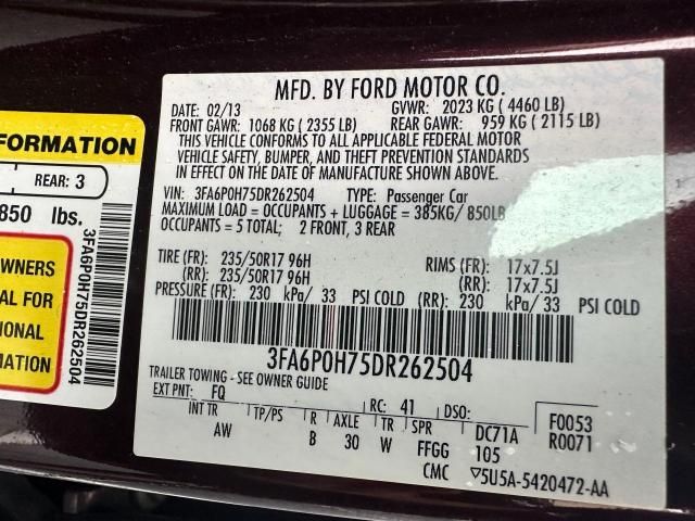 2013 Ford Fusion SE