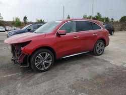 Acura mdx Technology salvage cars for sale: 2019 Acura MDX Technology