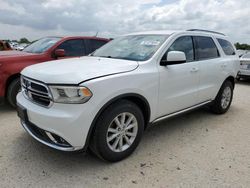 Salvage cars for sale at San Antonio, TX auction: 2014 Dodge Durango SXT