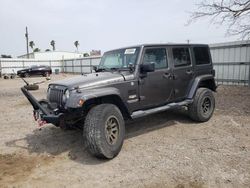 Salvage cars for sale at Mercedes, TX auction: 2014 Jeep Wrangler Unlimited Sahara