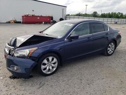 Salvage cars for sale at Lumberton, NC auction: 2009 Honda Accord EXL