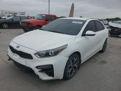 Salvage cars for sale at Grand Prairie, TX auction: 2019 KIA Forte FE