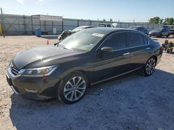 Salvage cars for sale at Houston, TX auction: 2013 Honda Accord Sport
