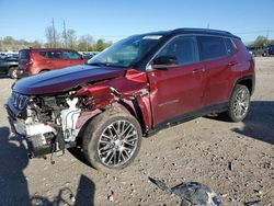 Jeep salvage cars for sale: 2022 Jeep Compass Limited