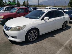Salvage cars for sale from Copart Rancho Cucamonga, CA: 2013 Honda Accord Sport