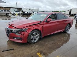 Salvage cars for sale at Grand Prairie, TX auction: 2019 Honda Accord EXL