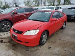 Salvage cars for sale from Copart Bridgeton, MO: 2005 Honda Civic EX
