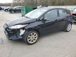 Salvage cars for sale from Copart Glassboro, NJ: 2016 Ford Fiesta SE