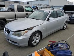 Salvage cars for sale at Vallejo, CA auction: 2004 BMW 530 I