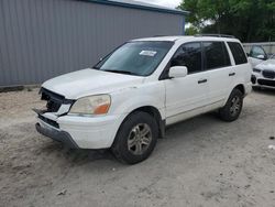 Honda Pilot EXL salvage cars for sale: 2003 Honda Pilot EXL