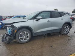 Salvage cars for sale at Woodhaven, MI auction: 2023 Chevrolet Blazer 2LT